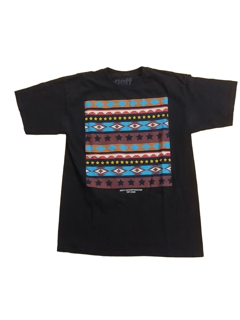 Neff Black Graphic Tee Southwest T Shirt Medium